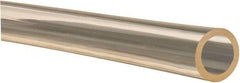 Made in USA - 3/4" ID x 1" OD, 1/8" Wall Thickness, Cut to Length (50' Standard Length) Ester Urethane Tube - Natural, 55 Max psi, 85 Shore A Hardness - Eagle Tool & Supply