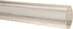 Made in USA - 7/8" ID x 1-1/8" OD, 1/8" Wall Thickness, Cut to Length (50' Standard Length) Ester Urethane Tube - Natural, 45 Max psi, 85 Shore A Hardness - Eagle Tool & Supply