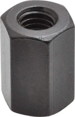 Gibraltar - 3/8-16 UNC, 1" OAL Steel Standard Coupling Nut - Black Oxide Coated, 11/16" Width Across Flats - Eagle Tool & Supply