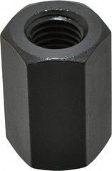 Gibraltar - 5/8-11 UNC, 1-5/8" OAL Steel Standard Coupling Nut - Black Oxide Coated, 1-1/16" Width Across Flats - Eagle Tool & Supply