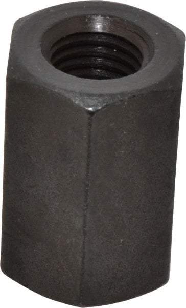 Gibraltar - 3/4-10 UNC, 1-7/8" OAL Steel Standard Coupling Nut - Black Oxide Coated, 1-1/4" Width Across Flats - Eagle Tool & Supply