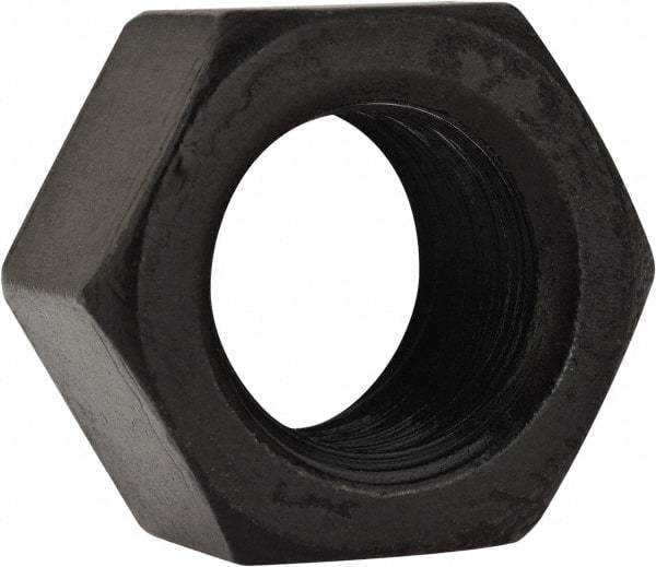 Gibraltar - 1/2-13 UNC Steel Right Hand Heavy Hex Nut - 3/4" Across Flats, 7/16" High, Black Oxide Finish - Eagle Tool & Supply