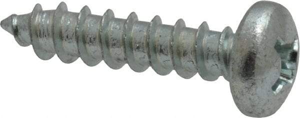 Value Collection - #12 Pan Head Phillips Sheet Metal Screw - Steel, 1" Length Under Head, Grade 2 - Eagle Tool & Supply