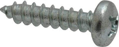 Value Collection - #12 Pan Head Phillips Sheet Metal Screw - Steel, 1" Length Under Head, Grade 2 - Eagle Tool & Supply