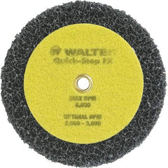 WALTER Surface Technologies - 6" Diam, Aluminum Oxide Hook & Loop Disc - Nonwoven, Series 07-X, Quick-Step FX - Eagle Tool & Supply