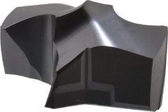 Kennametal - Series KSEM, 23mm Diam Grade KC7320 140° Replaceable Drill Tip - Carbide, AlTiN Finish, 4 Seat Size - Eagle Tool & Supply