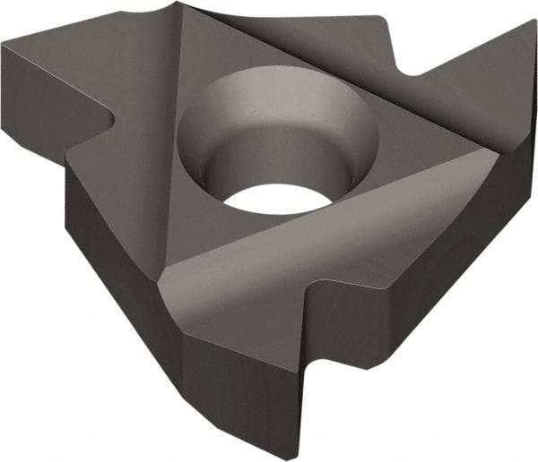 Vargus - 3IR Internal Right Hand 16 UNJ Laydown Threading Insert - Grade VTX, TiAlN Coated Carbide, 9.53mm Inscribed Circle - Eagle Tool & Supply