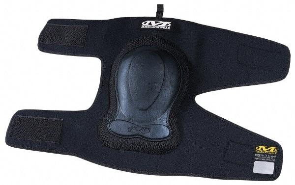 Mechanix Wear - Size Universal, Hook & Loop Straps, Hard Protective Cap, Knee Pad - Foam Padding, Black, 2 Straps - Eagle Tool & Supply