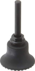Made in USA - 1-1/2" Diam Quick-Change Type S Disc Backing Pad - 1/4" Shank Diam, Medium Density, 30,000 RPM - Eagle Tool & Supply
