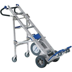 Wesco Industrial Products - 21-1/2" Wide x 39" High x 6-1/2" Deep, 10" Wheel Diam Hand Truck Kick Out Wheels - 725 Lb Load Capacity - Eagle Tool & Supply