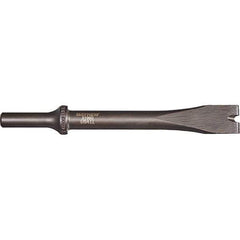 Mayhew - 1/2" Head Width, 6-1/4" OAL, Slotting Tool Chisel - Round Drive, Round Shank, Steel - Eagle Tool & Supply