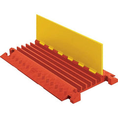 Checkers - On Floor Cable Covers Cover Material: Polyurethane Number of Channels: 5 - Eagle Tool & Supply