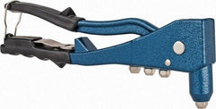 Value Collection - Right Angle Head Hand Riveter - 3/32 to 3/16" Rivet Capacity, 9-1/2" OAL - Eagle Tool & Supply