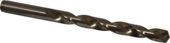 Cleveland - 25/64" 135° Cobalt Jobber Drill - Oxide/Gold Finish, Right Hand Cut, Spiral Flute, Straight Shank, 5-1/8" OAL, Split Point - Eagle Tool & Supply