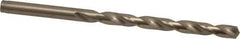 Cleveland - #2 135° Cobalt Jobber Drill - Oxide/Gold Finish, Right Hand Cut, Spiral Flute, Straight Shank, 3-7/8" OAL, Split Point - Eagle Tool & Supply