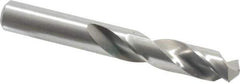 Cleveland - 31/64" 135° Spiral Flute High Speed Steel Screw Machine Drill Bit - Bright Finish, Right Hand Cut, 2-3/16" Flute Length, 3-11/16" OAL, Split Point, Straight Shank - Eagle Tool & Supply
