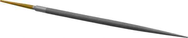 PFERD - 8" Swiss Pattern Round File - 5/16" Width Diam x 5/8" Thick, With Tang - Eagle Tool & Supply
