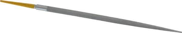 PFERD - 8" Swiss Pattern Round File - 5/16" Width Diam x 5/8" Thick, With Tang - Eagle Tool & Supply