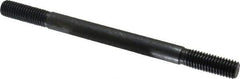 Gibraltar - 1/2-13 7" OAL Equal Double Threaded Stud - Alloy Steel, Black Oxide Finish, 1-1/2" Equal Thread Length - Eagle Tool & Supply