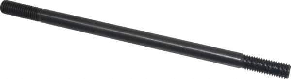 Gibraltar - 1/2-13 10" OAL Equal Double Threaded Stud - Alloy Steel, Black Oxide Finish, 1-1/2" Equal Thread Length - Eagle Tool & Supply