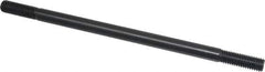 Gibraltar - 1/2-13 10" OAL Equal Double Threaded Stud - Alloy Steel, Black Oxide Finish, 1-1/2" Equal Thread Length - Eagle Tool & Supply