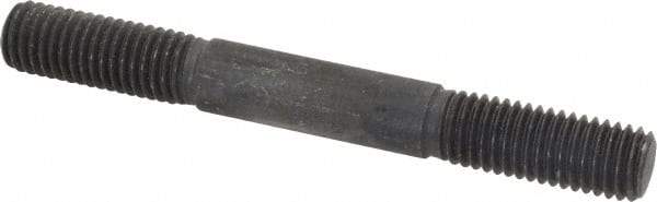 Gibraltar - 5/8-11 5-1/2" OAL Equal Double Threaded Stud - Alloy Steel, Black Oxide Finish, 1-3/4" Equal Thread Length - Eagle Tool & Supply