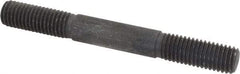 Gibraltar - 5/8-11 5-1/2" OAL Equal Double Threaded Stud - Alloy Steel, Black Oxide Finish, 1-3/4" Equal Thread Length - Eagle Tool & Supply