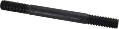 Gibraltar - 5/8-11 7" OAL Equal Double Threaded Stud - Alloy Steel, Black Oxide Finish, 1-3/4" Equal Thread Length - Eagle Tool & Supply