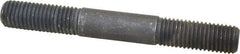 Gibraltar - 3/4-10 6" OAL Equal Double Threaded Stud - Alloy Steel, Black Oxide Finish, 2" Equal Thread Length - Eagle Tool & Supply