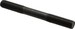 Gibraltar - M16x2.0 150mm OAL Equal Double Threaded Stud - Alloy Steel, Black Oxide Finish, 47mm Equal Thread Length, Metric - Eagle Tool & Supply