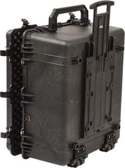 Pelican Products, Inc. - 28-13/32" Wide x 28-7/16" Deep x 17-21/32" High, Shipping/Travel Case - Black, Plastic - Eagle Tool & Supply