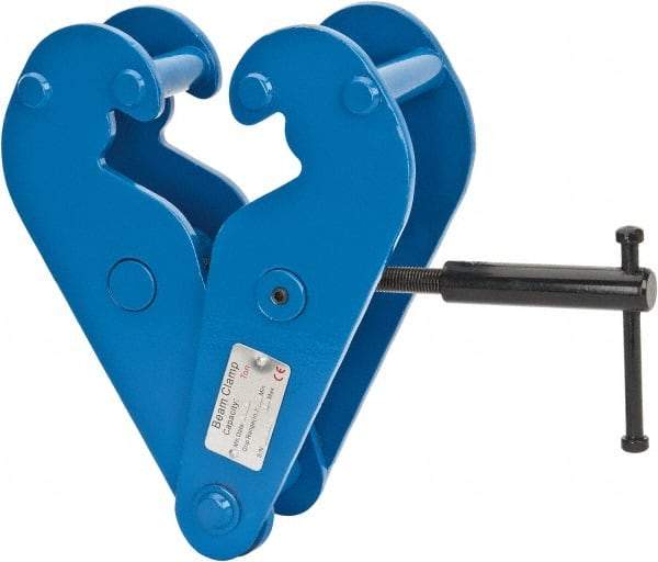 Value Collection - 6,000 Lbs. Load Capacity Beam Clamp - 3.2 to 12.6 Inch Max Grip - Eagle Tool & Supply