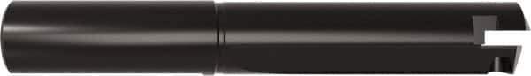 Allied Machine and Engineering - Series B, 1-1/4 to 1-3/4" Diam, 1-1/2" Diam Straight Shank, Straight Flute Spade Drill - 8-1/8" Max Depth, 8-23/32" Body Length, 11-5/8" OAL, Standard Length, Through Coolant - Eagle Tool & Supply