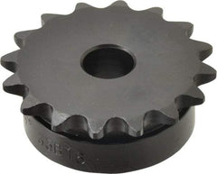 Browning - 16 Teeth, 3/8" Chain Pitch, Chain Size 35, Min Plain Bore Sprocket - 1/2" Bore Diam, 1.922" Pitch Diam, 2.1" Outside Diam - Eagle Tool & Supply