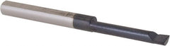 Scientific Cutting Tools - 0.1" Min Bore Diam, 0.6" Max Bore Depth, 1/8 Shank Diam, Boring Bar - Eagle Tool & Supply
