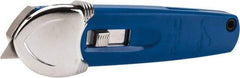 PHC - Springback Safety Cutter - 1-11/16" Steel Blade, Blue ABS Handle, 1 Blade Included - Eagle Tool & Supply