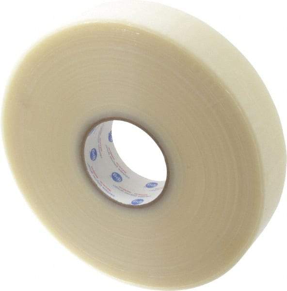 Intertape - 2" x 1,000 Yd Clear Rubber Adhesive Sealing Tape - Polypropylene Film Backing, 1.95 mil Thick, 22 Lb Tensile Strength, Series 7100 - Eagle Tool & Supply