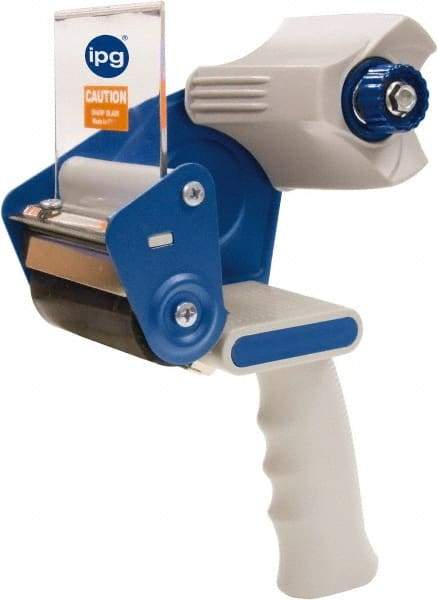 Intertape - 3" Wide, Pistol Grip Style, Handheld Tape Dispenser - For Use with Box Sealing Tape - Eagle Tool & Supply