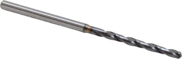 OSG - #38 130° Powdered Metal Jobber Drill - V Finish, Right Hand Cut, Spiral Flute, Straight Shank, 62mm OAL, Standard Point - Eagle Tool & Supply
