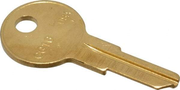 Made in USA - Chicago Key Blank - Brass - Eagle Tool & Supply