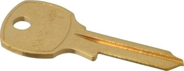 Made in USA - National Cabinet Key Blank - Brass - Eagle Tool & Supply