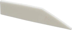 Noga - Bi-Directional Ceramic Deburring Scraper Blade - Round Blade Cross Section, Use on Straight Edge Surfaces - Eagle Tool & Supply