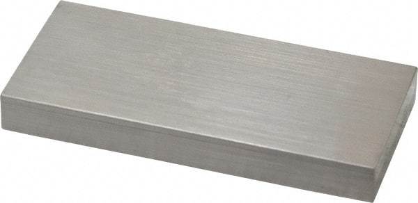 Mitutoyo - 3" Rectangular Steel Gage Block - Accuracy Grade AS-1, Includes Certificate of Inspection - Eagle Tool & Supply