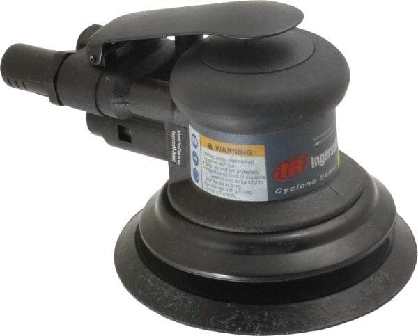 Ingersoll-Rand - 12,000 OPM, 15.8 CFM Air Consumption, Palm Air Orbital Sander - Round Pad, 1/4 NPT Inlet - Eagle Tool & Supply