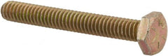 Made in USA - 1/4-20 UNC, 2" Length Under Head Hex Head Cap Screw - Eagle Tool & Supply