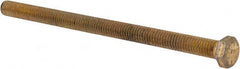 Made in USA - 3/8-16 UNC, 6" Length Under Head Hex Head Cap Screw - Eagle Tool & Supply