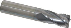 Hertel - 3/4" Diam, 1-1/2" LOC, 4 Flute Solid Carbide Roughing Square End Mill - TiCN Finish, 4" OAL, 3/4" Shank Diam, Single End, Centercutting - Eagle Tool & Supply