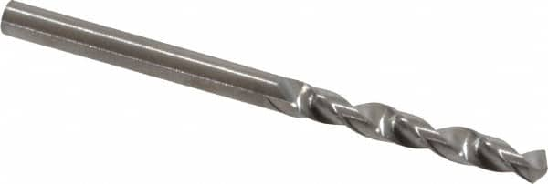 Hertel - #41, 118° Drill Point, 2.44mm Shank Diam, Fast Spiral Circuit Board Drill Bit - Eagle Tool & Supply