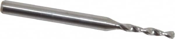 Hertel - #50, 130° Drill Point, 1/8" Shank Diam, Fast Spiral Circuit Board Drill Bit - Eagle Tool & Supply