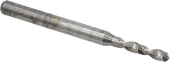 Hertel - #43, 130° Drill Point, 1/8" Shank Diam, Fast Spiral Circuit Board Drill Bit - Eagle Tool & Supply